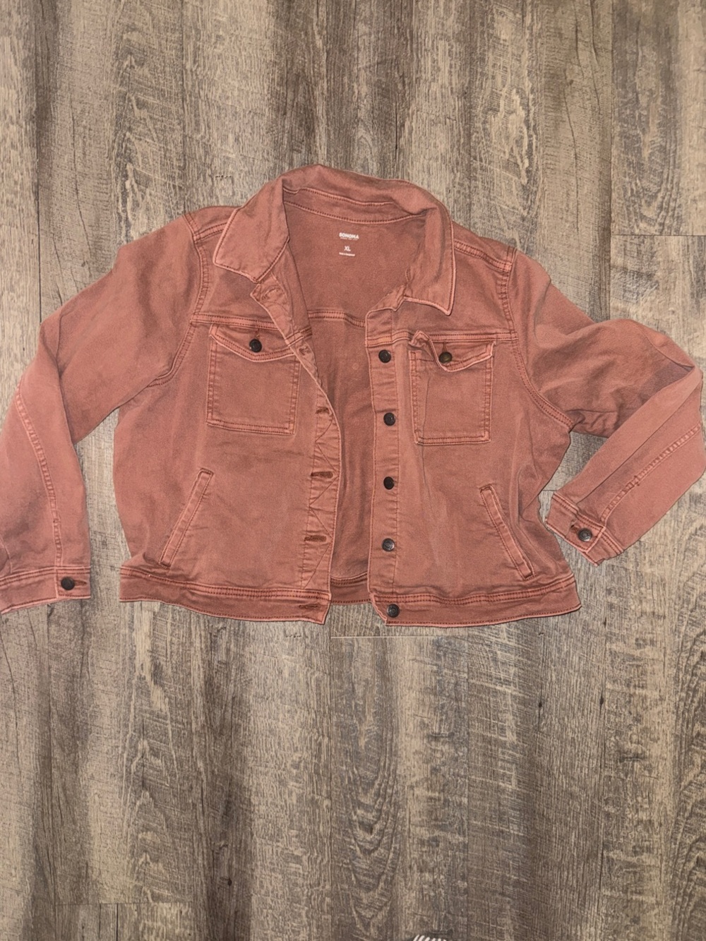Sonoma Washed Rust Jean Jacket